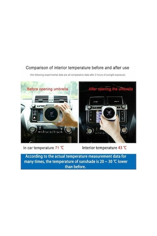 Bosphorusboutique02 Pasifix Araba Ön Cam Güneşlik Şemsiye - Yüksek Kalite, Kullanışlı, Uv Koruma