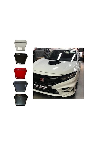 Honda Civic İçin Uyumlu Fc5 - Fk7 Kaput Venti - Type-r Kaput Venti - Kaput Üstü Kaplama