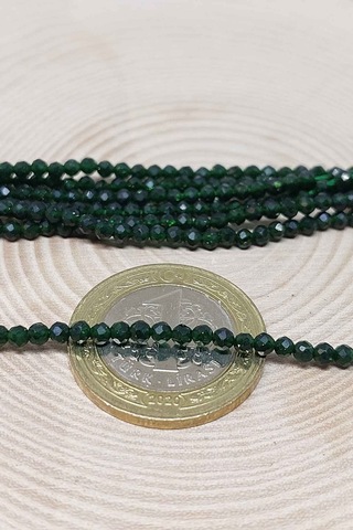 Yasamtohumu Yıldız Taşı Yeşil Yarım Dizi 2,5 MM 17 CM Çok Renkli