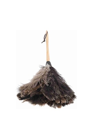 Yunboo 55cm Ahşap Saplı Devekuşu Tüyü Toz Süpürü - Ev Ve Araç İçin Elektriksiz, Yeniden Kullanılabilir Temizlik Aleti Poşetli Paket Diğer