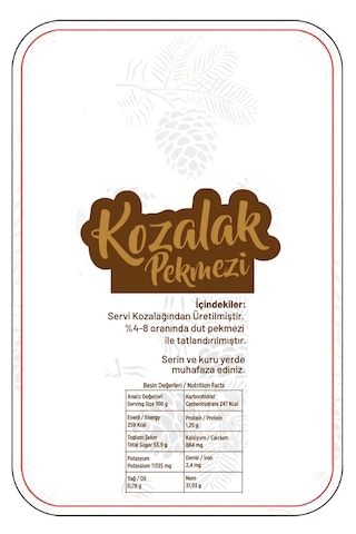 Formzen Kozalak Pekmezi 800 G Servi Kozalağı & Dut Pekmezi Karışımlı