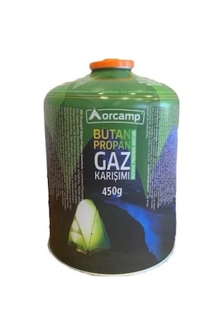 Büyük Tombul Bütan Propan Gaz Kartuş Kore Tipi Ocaklar İçin 450gr Diğer