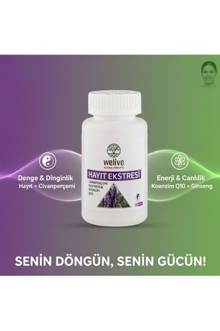 Hayıt Ekstresi 60 Kapsül - Kadınlar İçin Hormonal Denge Pms Ve Destekli