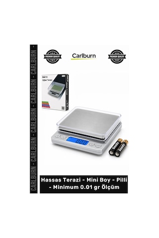 Özel Üretim Dijital Mutfak Takı 3000gr Tartı Hassas Terazi Mini Boy Pilli Minimum 0.01 Gr Ölçüm Çok Renkli