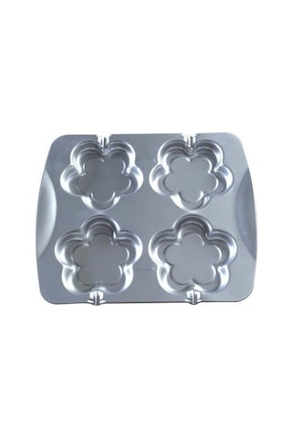 Kurabiye Kalıbı Papatya 4 Lü Set 28 24 Cm Gri