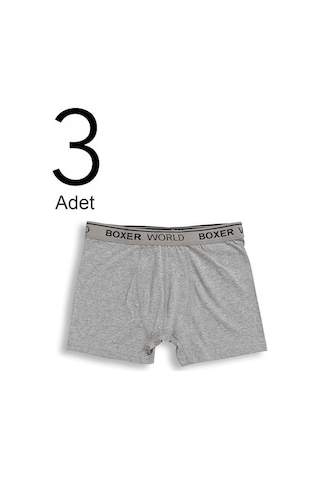 3'Lü Erkek Likralı Boxer 14100-A3