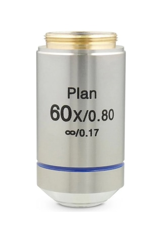 Mikroskop Objektifi 60x Infinity Plan Sonsuz Plan 60x/0.80 /0.17 Özel Kabında
