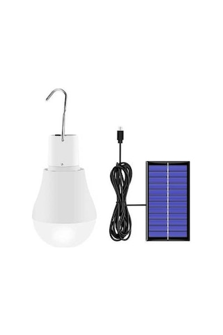 Besthome1 Gece Işıkı Güneş Enerjili Led Top Lampe - Çadır/açık Hava/acil Işık, Usb Şarjlı, Yerli