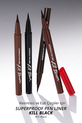 Clio Superproof Pen Liner Kill Black 01 Black