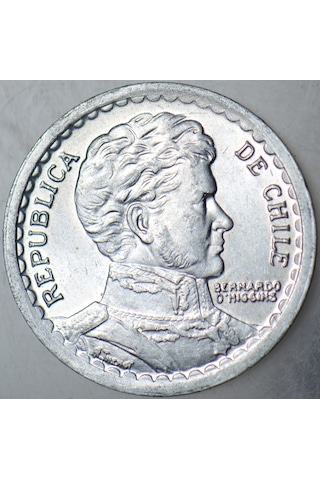 Şili 1 Peso 1955 Çil -