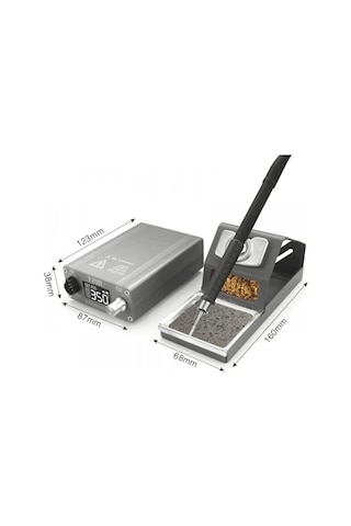 Oss Team T210 Dijital Lehimleme İstasyonu C210 Uyumlu Mikro Lehim Makinesi
