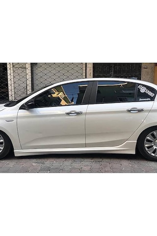 Fiat Egea Sport Marşpiyel Seti Mat Siyah Plastik 2015-2021