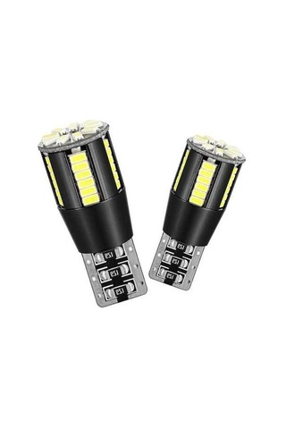 Didadodo 2 Adet 39 Smd 3014 Led T10 Ampul - 6000k Beyaz, 360 Derece Işıklı, Araç İçi Aydınlatma Çok Renkli