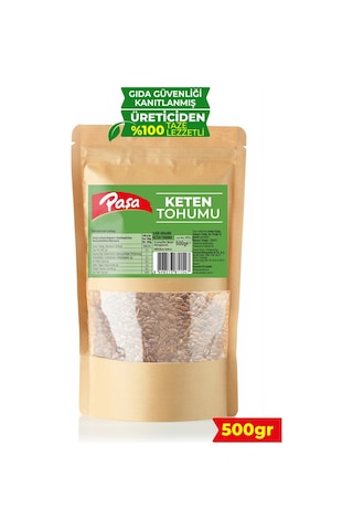 Keten Tohumu 500 Gr Yüksek Lifli Ve Omega-3 Kaynağı