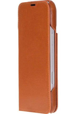 Bloomcase Sonat Urban Tan Hakiki Deri iPhone Uyumlu 17 Air 6.5" Folio Kılıfı Taba