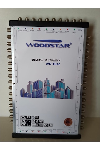Woodstar Wd-10/32 Dıseqc Multıswıtch Uydu Santrali