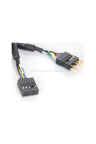 Akasa Kasa Içi Ön Panel Hd Audio Ses Uzatma Kablosu Ac97 Ak-E