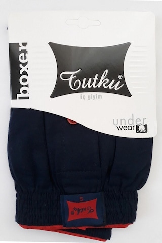 Tutku Erkek Gri Penye Düğmeli Boxer Paket1'Li 001