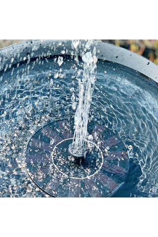 Ulzyvf Güneş Paneli Dış Mekan Havuz Kuş Banyosu Çeşmesi Işıkları, Patio Bahçe Su Çeşmesi Diğer