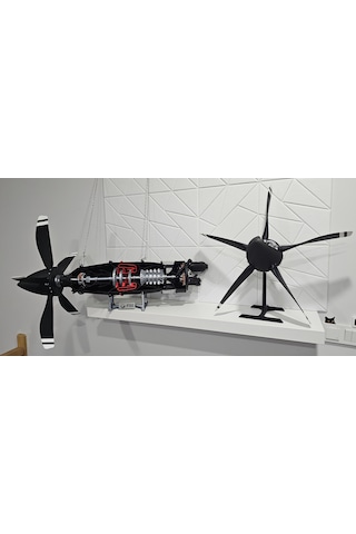 1 Metre Kesitli Uçak Motoru Trent 900 3d Baskı Sergileme