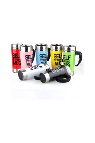 Reedark Otomatik Karıştırıcı Çelik Kupa, Kahve/süt İçin Akıllı Elektronik Kadeh, 500ml, Siyah, Promosyon si Diğer