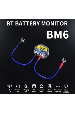 Padalink Araç Bt Akü Monitörü - Gerçek Zamanlı Sıcaklık, Voltaj, Sağlık, Şarj Durumu Takibi Ve Anormal Uyarı - 7 Dil Seçeneği