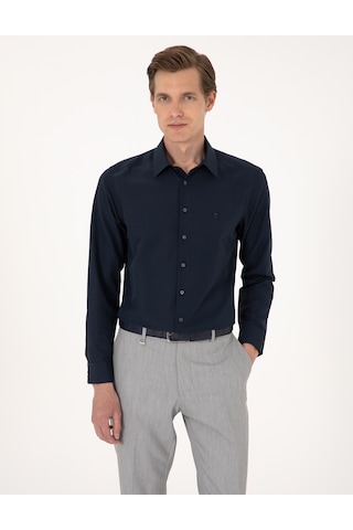 Pierre Cardin Erkek Lacivert Gömlek Basic 50316734-vr033 Lacivert