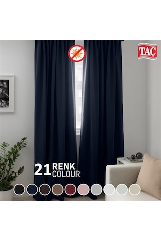Taç Reges Blackout %100 Karartma Güneşlik Fon Perde 21 Renk (537110555)