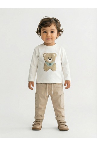 Xo Kids Erkek Çocuk 3lü Alt Üst Takım 1-3 Yaş 11201 Mint