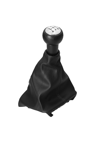 Samdoo 5 Vitesli Manuel Vites Kolu - Ergonomik Tasarım, Toz Geçirmez, Kolay Montaj, Siyah Deri Kaplama Diğer