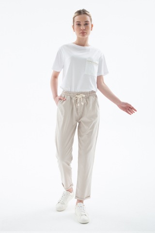 Fashion Friends Bayan Pantolon 25y0344k1 Bej Bej