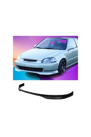 Honda Civic İes Typer Ön Ek Karlık Plastik Mat Siyah 1996 1997 1998 Makyajsız Kasa Karlık+bodykit+ek