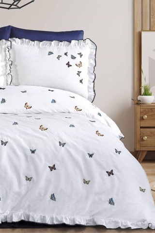 Nazik Home Laura Krem Nevresim Takımı ÇK Krem