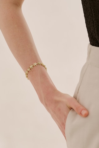 Yıldız Çiçekli Bileklik Gold Ss26blk00042-51