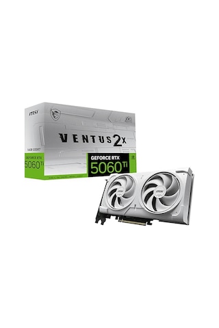 Msı 6g Ventus 2x Oc White Plus Geforce Rtx 5060 Ti 16 Gb Ekran Kartı