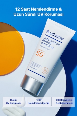 Cilt Bariyerini Destekleyen Nemlendirici Güneş Kremi Realbarrıer Cera Moisture Barrier Sun Cream