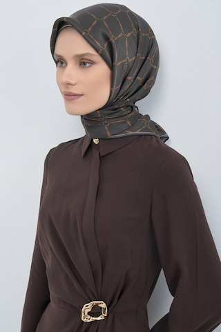 Armine Saf İpek Sura Eşarp-2026 İlkbahar-yaz- 953800d Antrasit