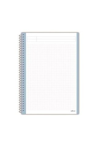 A4 Defter Kareli Dosyalı 160 Syf Turuncu