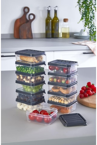 12 Adet 250 Ml Dondurulmuş, Bakliyat, Yemek Kabı