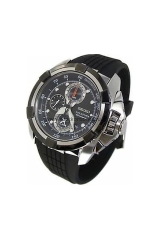 Seiko Velatura Snaa93 Modeli Siyah Silikon Kordon Siyah