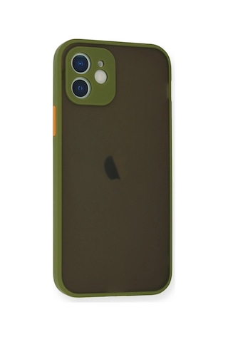 Newface - 469 - iPhone Uyumlu 12 Mini Kılıf Montreal Silikon Kapak - - Csmo-tex - Açık Yeşil
