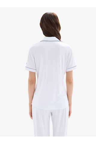 Kadın Pijama Takımı 52078 - Beyaz Beyaz
