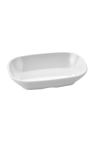 Square Melamin Kayık Tabağı 6 Parça 14 Cm