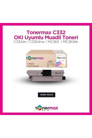 Oki Uyumlu C332 Muadil Toner Takım