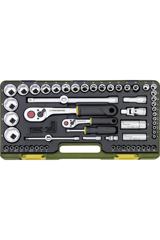 Proxxon Lokma Takımı 65 Parça 1/2'' - 1/4'' 23286
