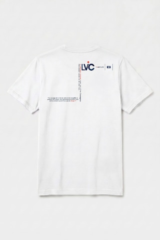 Tommy Life Beyaz Standart Fit Baskılı Kısa Kollu T-shirt - 88440