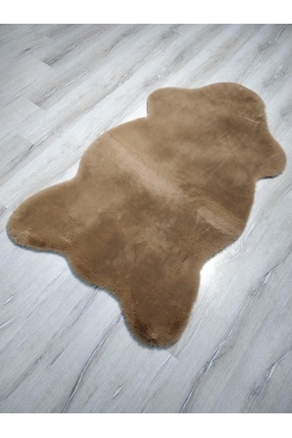 Mucize Tavşan Süet Taban Gtcamel Post Halı 80 x 150 Cm