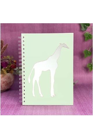 Defter Sticker,laptop Sticker Aynalı Zürafa Şekilli 20x14x0,6cm