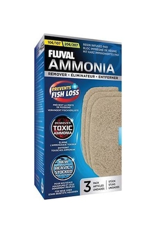Fluval 106/107/206/207 Yedek Ammonia Remover 3 Adet
