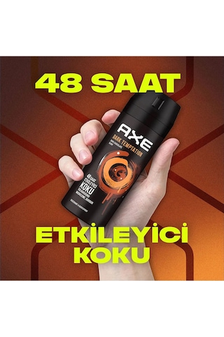 3 Adet Axe Dark Temptatıon Bay Parfüm Kofre 150 Ml